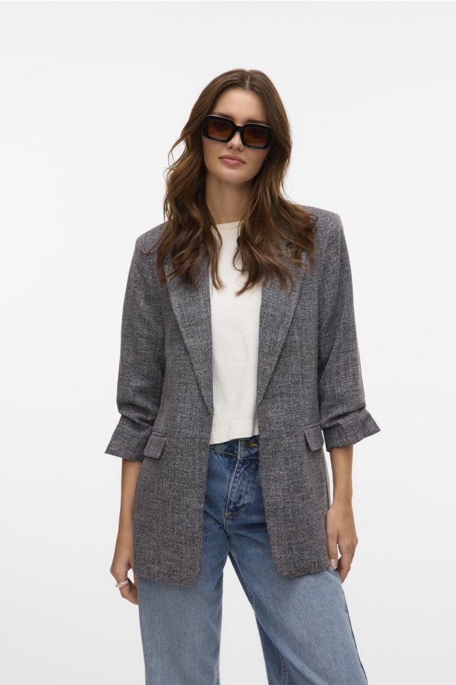 VMFRIDA 3/4 REGULAR BLAZER NOOS 10306404 BLACK/SALT AND PEPPER